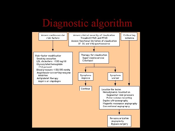 Diagnostic algorithm 