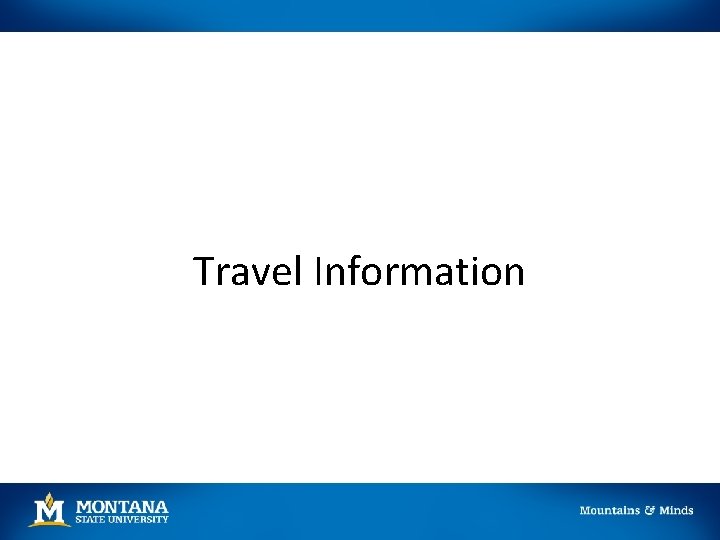 Travel Information 