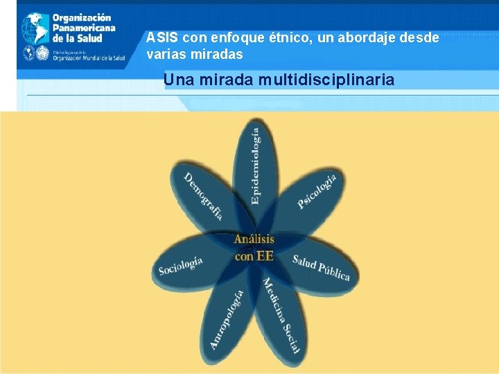 ASIS con enfoque étnico, un abordaje desde varias miradas Una mirada multidisciplinaria ¿Cómo podemos