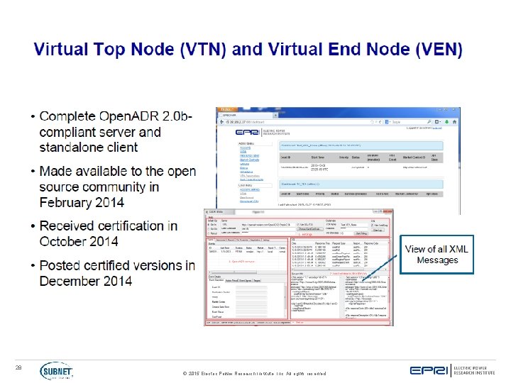 28 © 2015 Electric Power Research Institute, Inc. All rights reserved. 