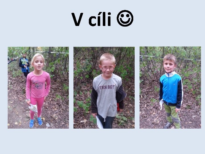 V cíli 