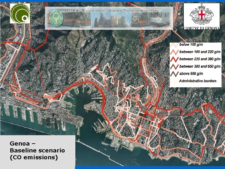 Genoa – Baseline scenario (CO emissions) 