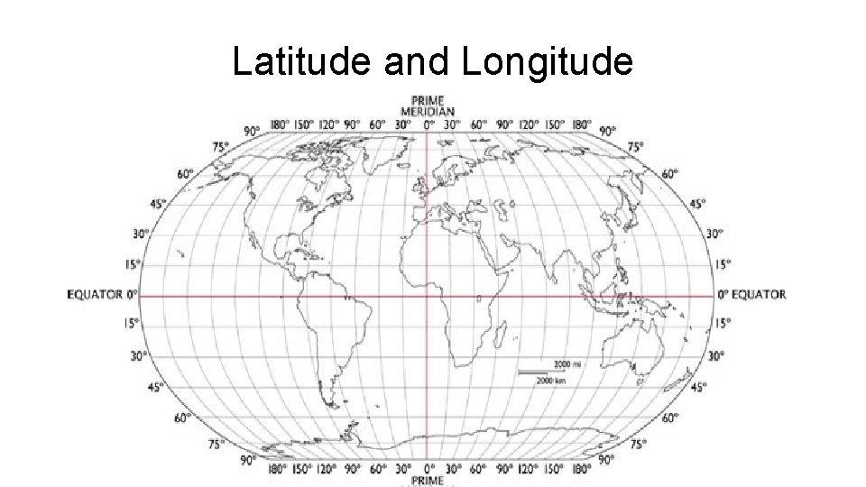 Latitude and Longitude 