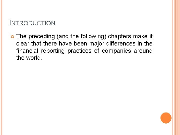 INTRODUCTION The preceding (and the following) chapters make it clear that there have been