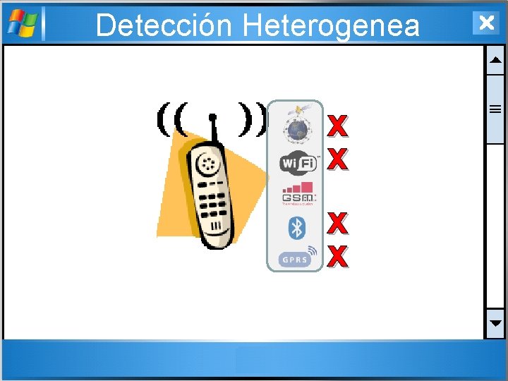 Detección Heterogenea x x 