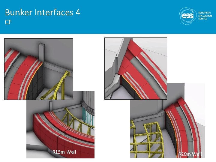 Bunker Interfaces 4 CF R 15 m Wall R 28 m Wall 