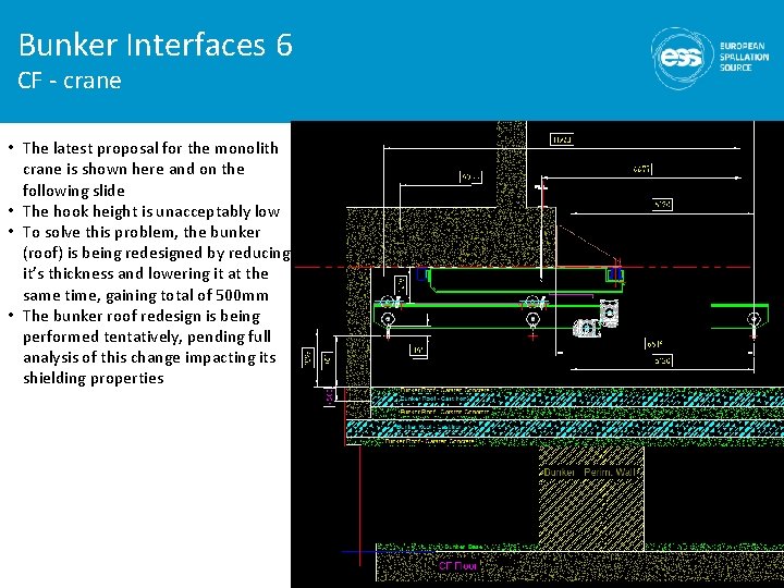 Bunker Interfaces 6 CF - crane • The latest proposal for the monolith crane