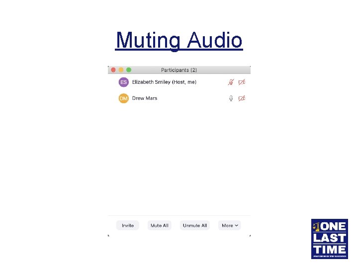 Muting Audio 