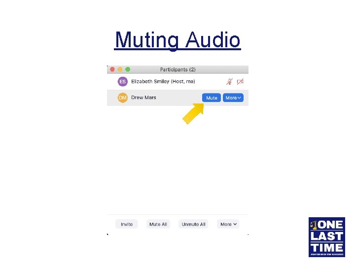 Muting Audio 