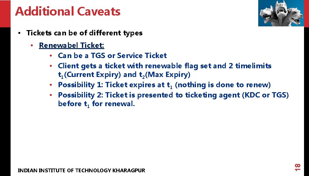 Additional Caveats • Tickets can be of different types INDIAN INSTITUTE OF TECHNOLOGY KHARAGPUR