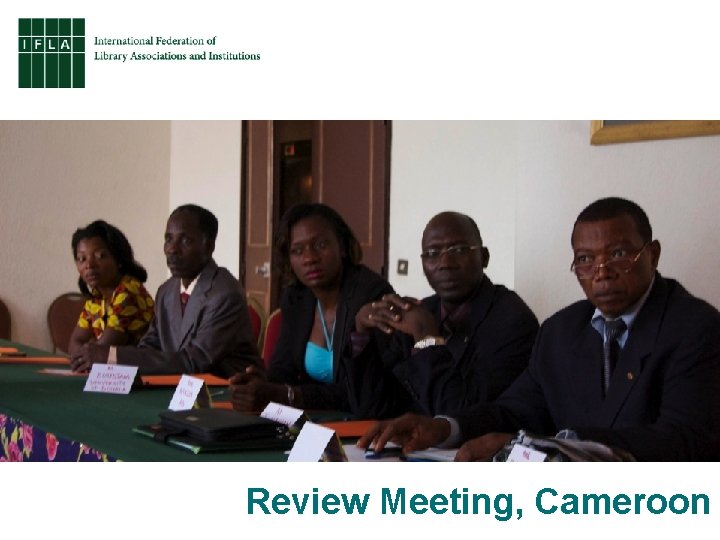 Review Meeting, Cameroon 