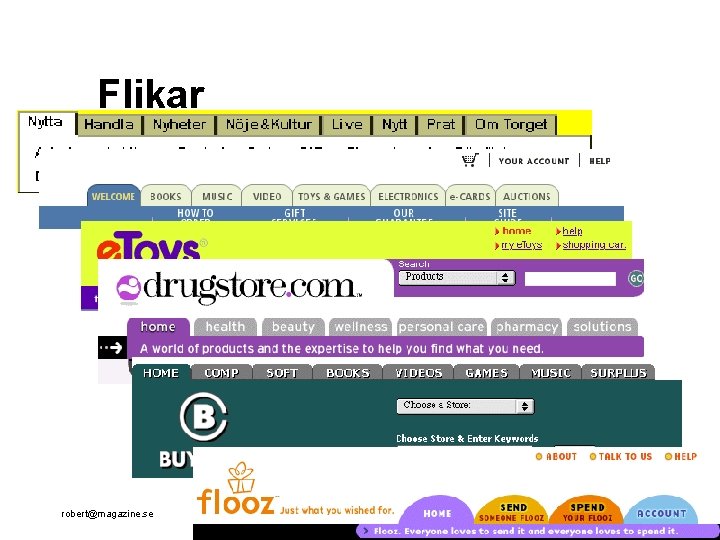 Flikar robert@magazine. se 