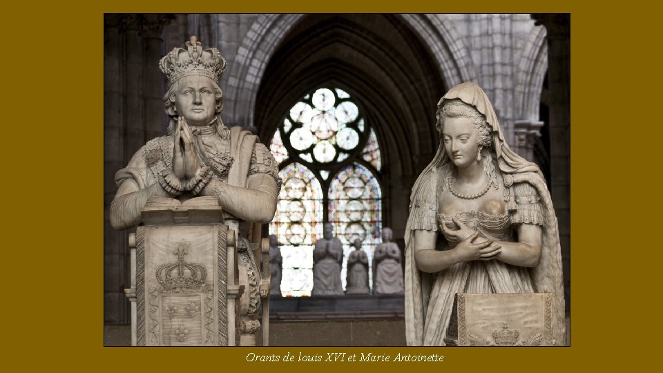 Orants de louis XVI et Marie Antoinette 