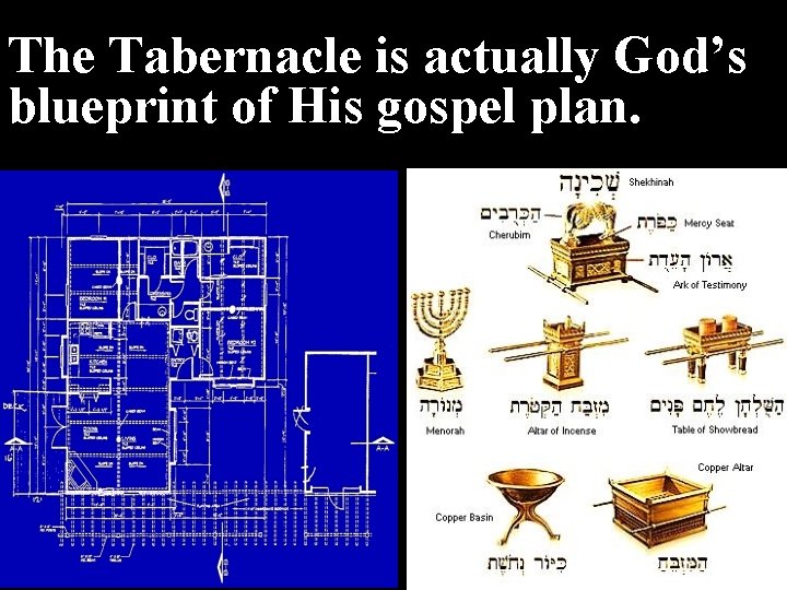 The Tabernacle is actually God’s blueprint of His gospel plan. 