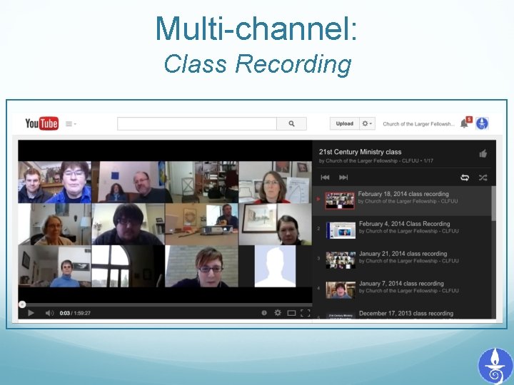 Multi-channel: Class Recording 