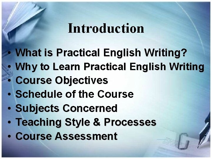 Practical English Writing for College Students Lectured by