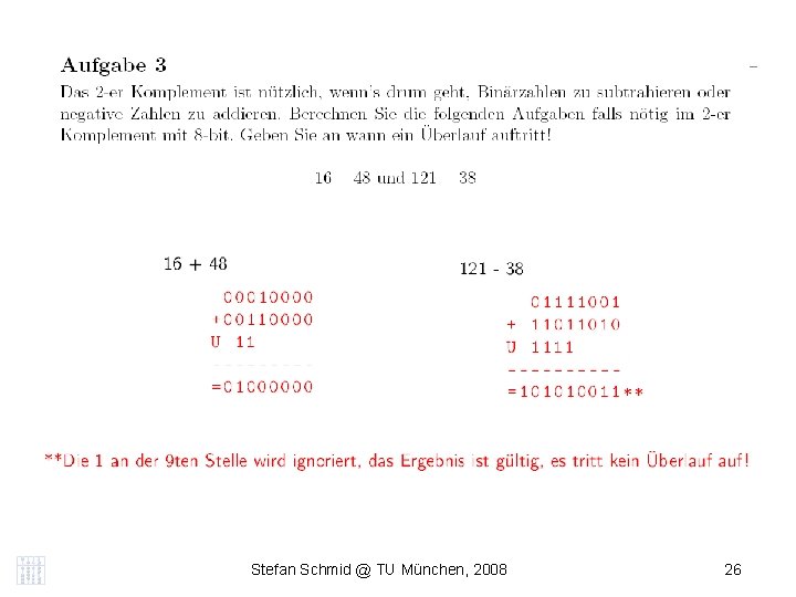 Stefan Schmid @ TU München, 2008 26 