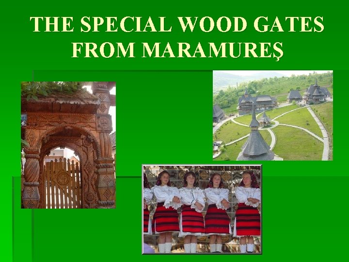 THE SPECIAL WOOD GATES FROM MARAMUREŞ 