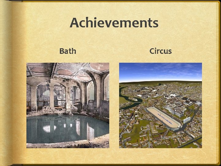 Achievements Bath Circus 