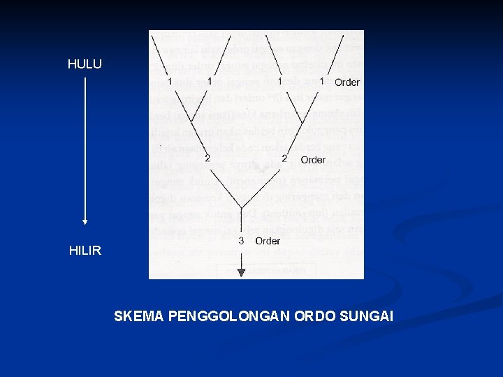 HULU HILIR SKEMA PENGGOLONGAN ORDO SUNGAI 