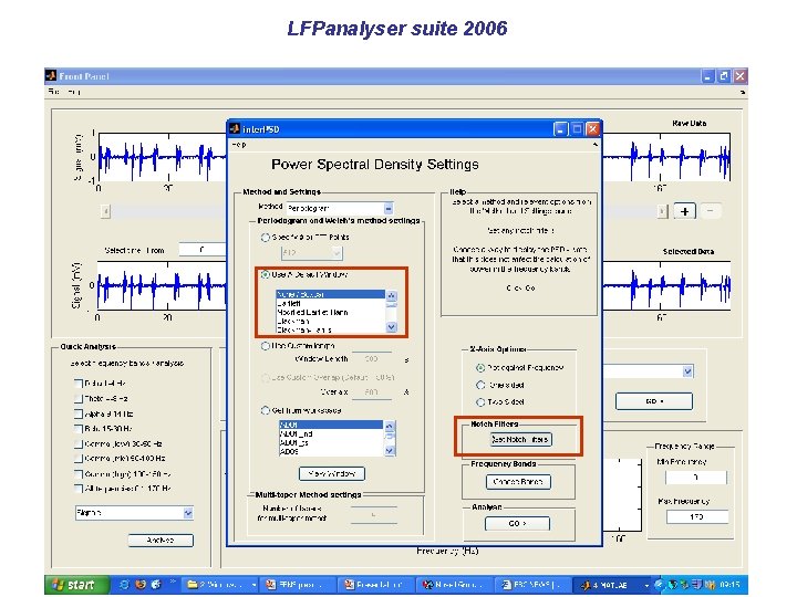 LFPanalyser suite 2006 