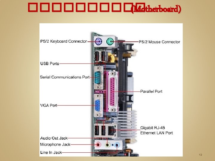 ����� (Motherboard) 12 ����� (Motherboard) 12