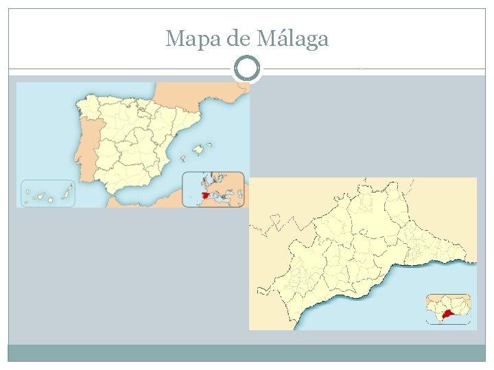 Mapa de Málaga 