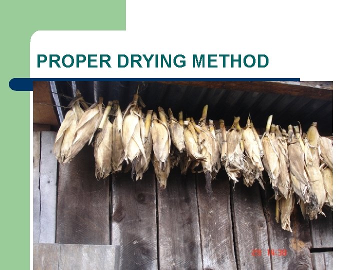 PROPER DRYING METHOD 
