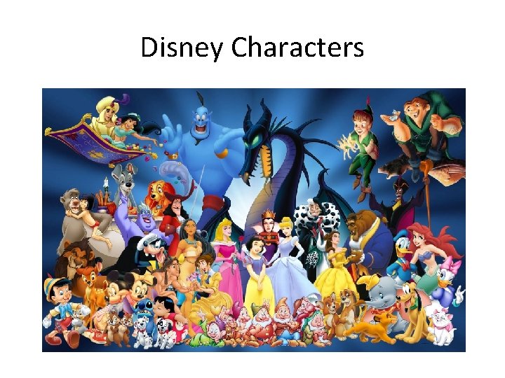 Disney Characters 
