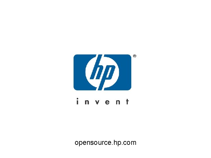 opensource. hp. com 