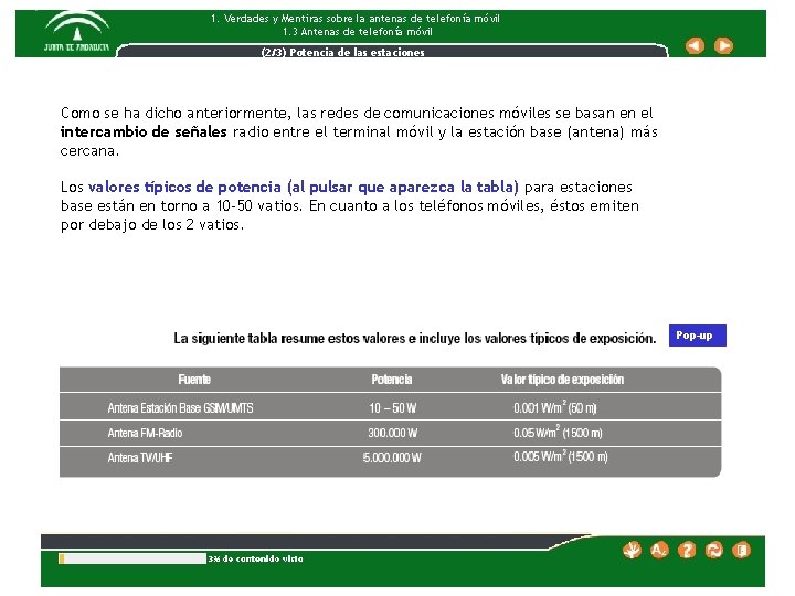 1. Verdades y Mentiras sobre la antenas de telefonía móvil 1. 3 Antenas de