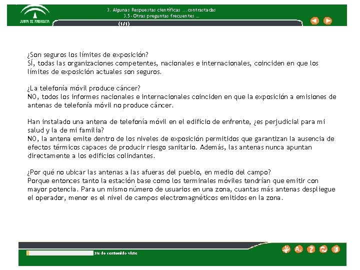 3. Algunas Respuestas científicas. . . contrastadas 3. 5 - Otras preguntas frecuentes …