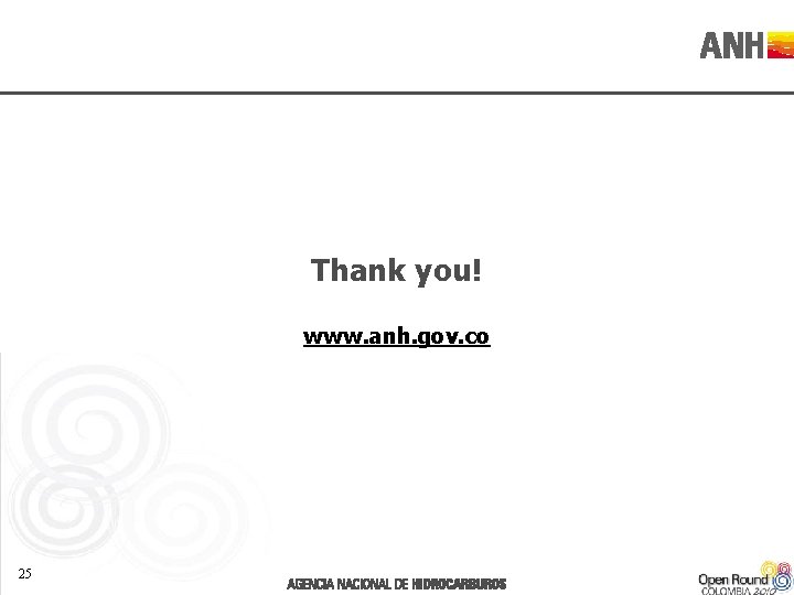 Thank you! www. anh. gov. co 25 