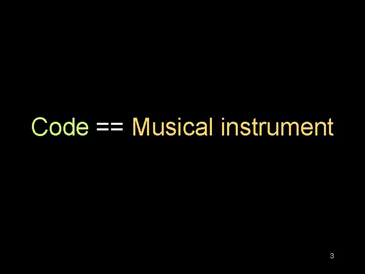 Code == Musical instrument 3 