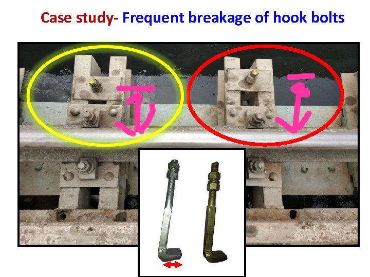Case study- Frequent breakage of hook bolts 