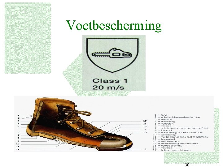 Voetbescherming 30 