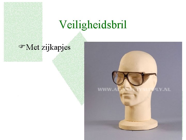 Veiligheidsbril FMet zijkapjes 7 