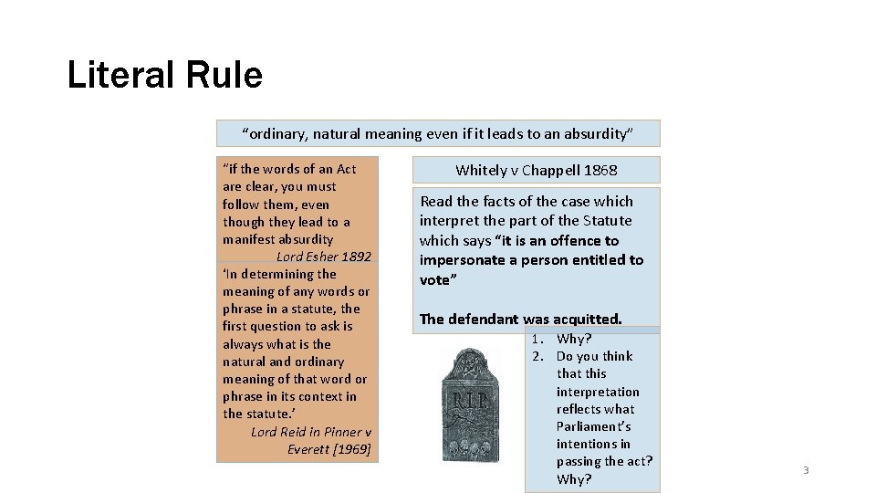 Date 20 October 2021 Statutory Interpretation Rules continued