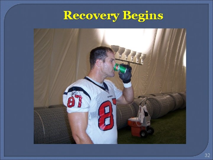 Recovery Begins 32 