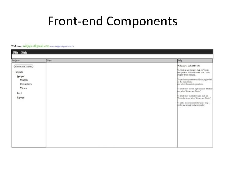 Front-end Components 