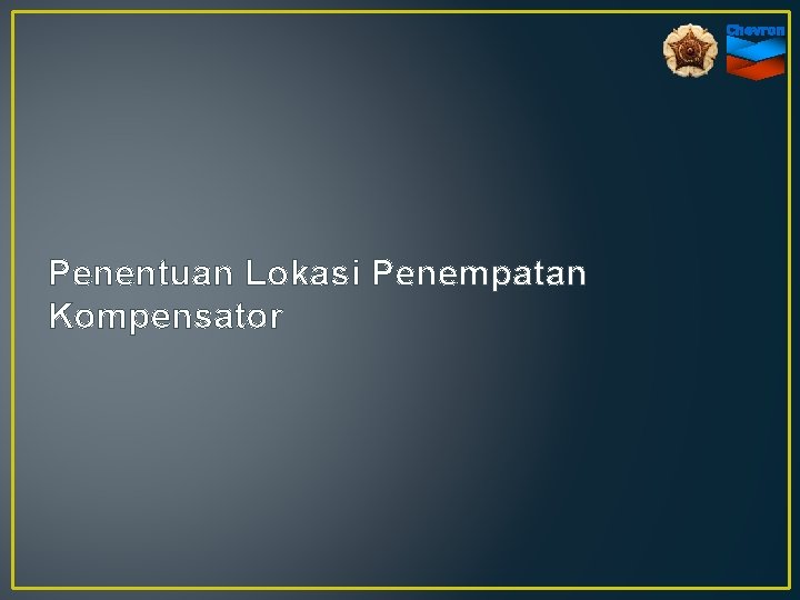 Penentuan Lokasi Penempatan Kompensator 