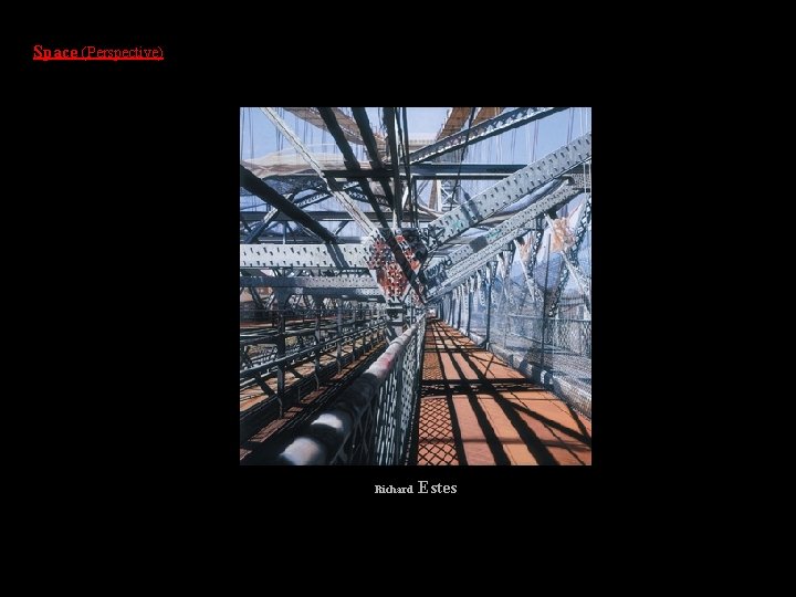 Space (Perspective) Richard Estes 