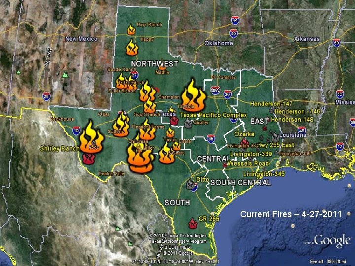 Current Fires – 4 -27 -2011 