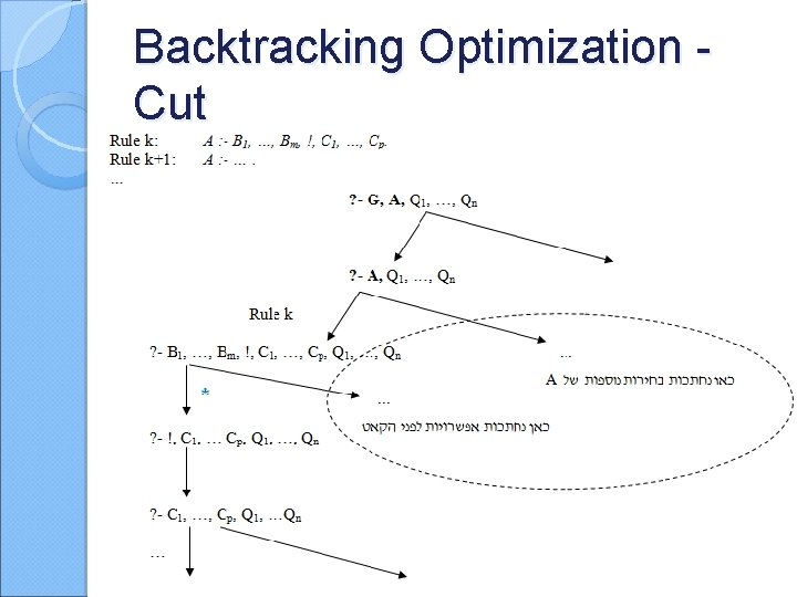 Backtracking Optimization Cut 