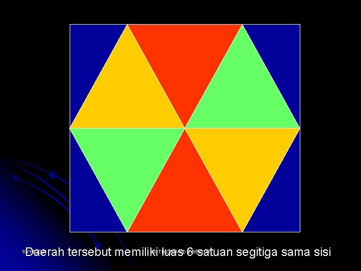 SUTIYONO-SD 2 BESITO Daerah tersebut memiliki luas 6 satuan segitiga sama sisi 10/19/2021 