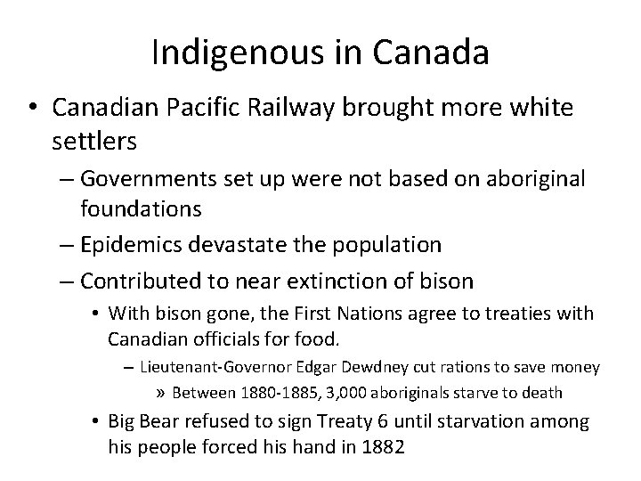 Immigrations impact on Indigenous People Modern Nations IB
