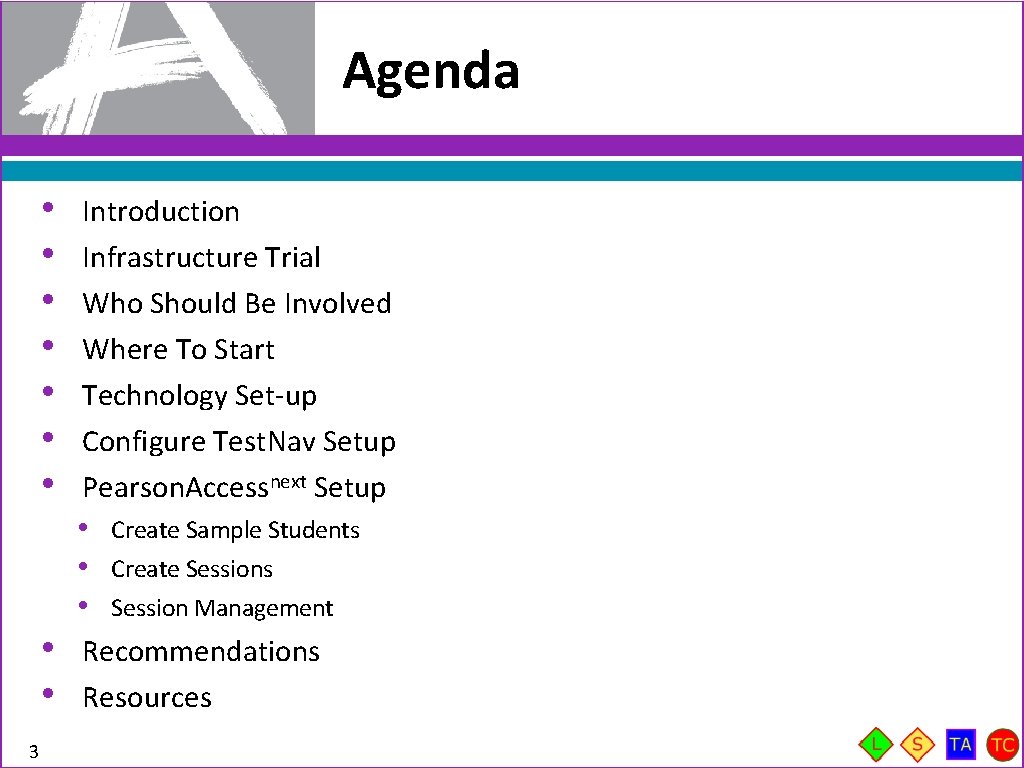 Agenda • • • 3 Introduction Infrastructure Trial Who Should Be Involved Where To