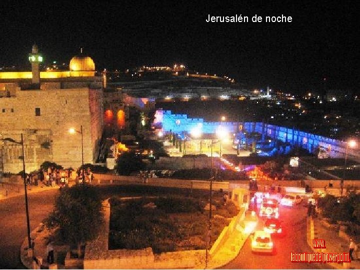 Jerusalén de noche 