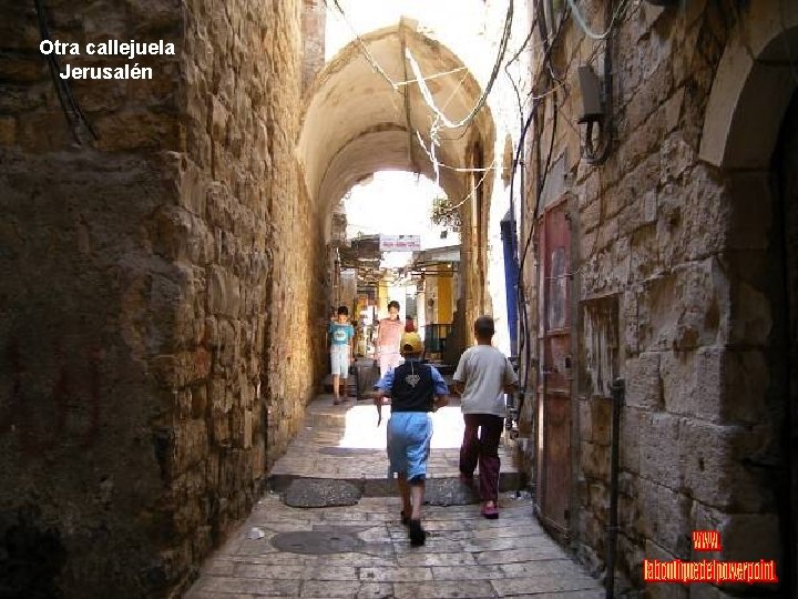 Otra callejuela Jerusalén 