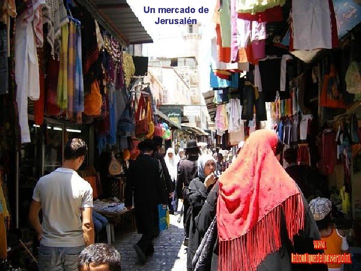 Un mercado de Jerusalén 